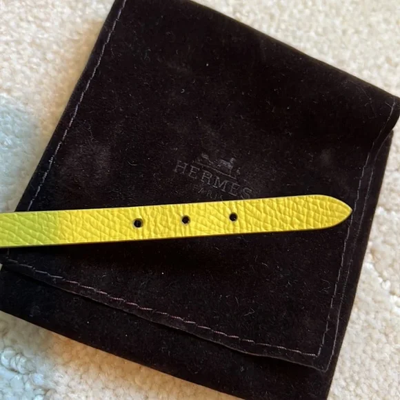Hermes Hapi- like new in box with dust bag- brushed titanium hardware